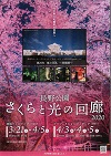 【開催中止】長野公園　さくらと光の回廊2020 プロジェクションマッピング