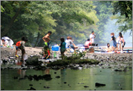 自然休養村　滝畑湖畔觀光　光滝寺露營場